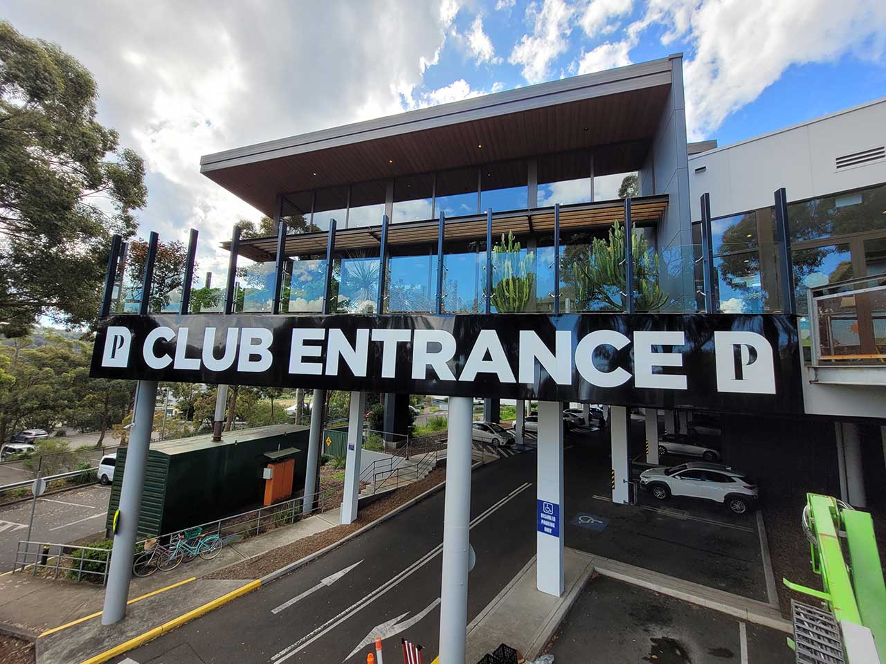 Awning sign